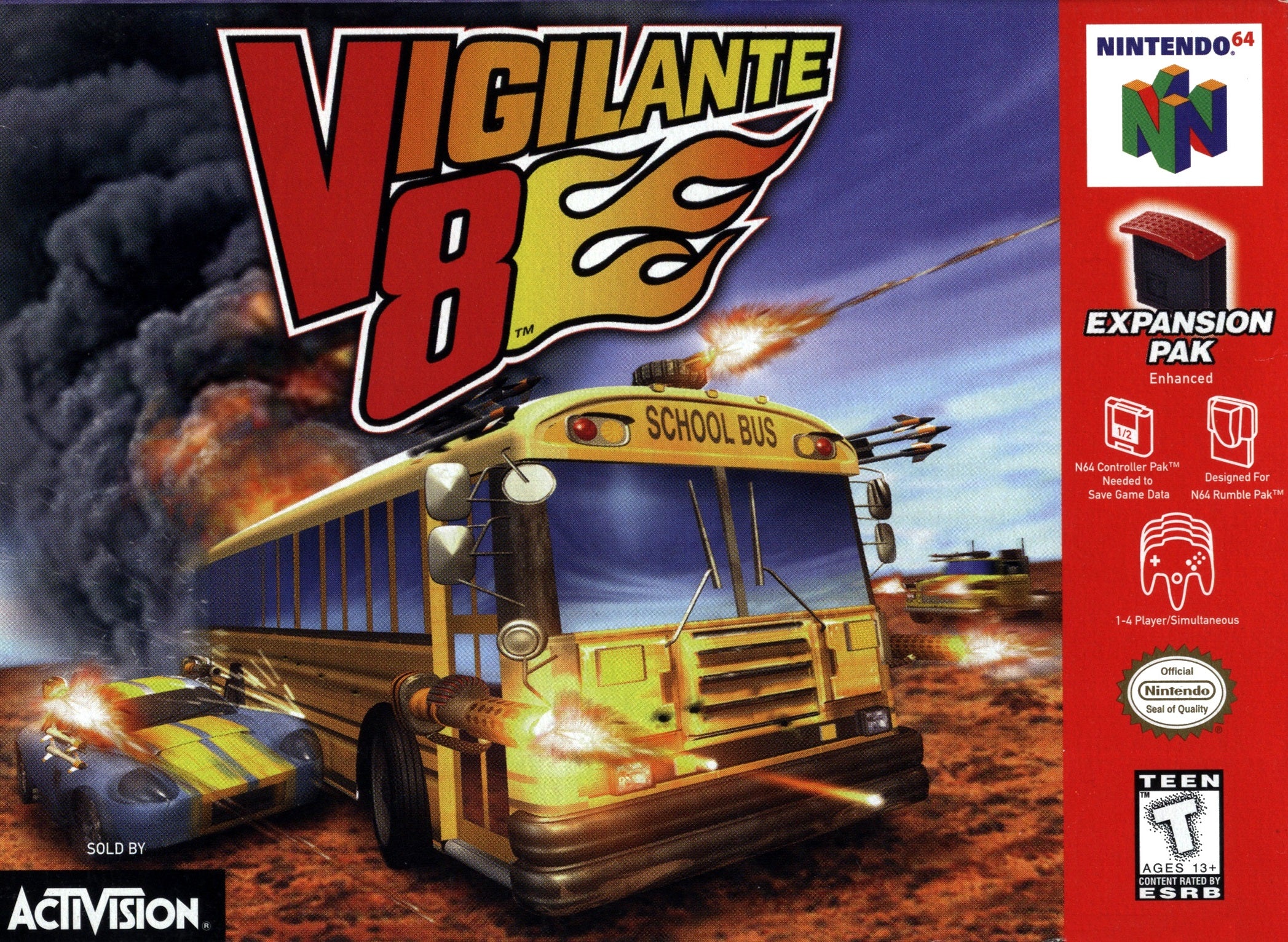 Vigilante 8 N64 - Video Game - Used - CaveGamers