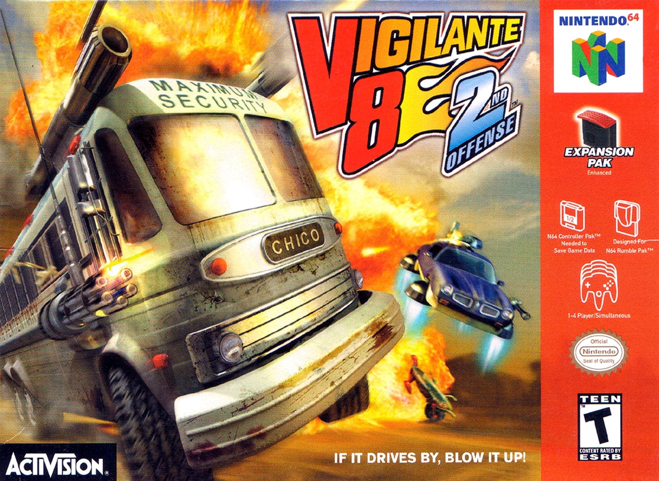Vigilante 8 2nd Offense N64 - Video Game - Used - CaveGamers