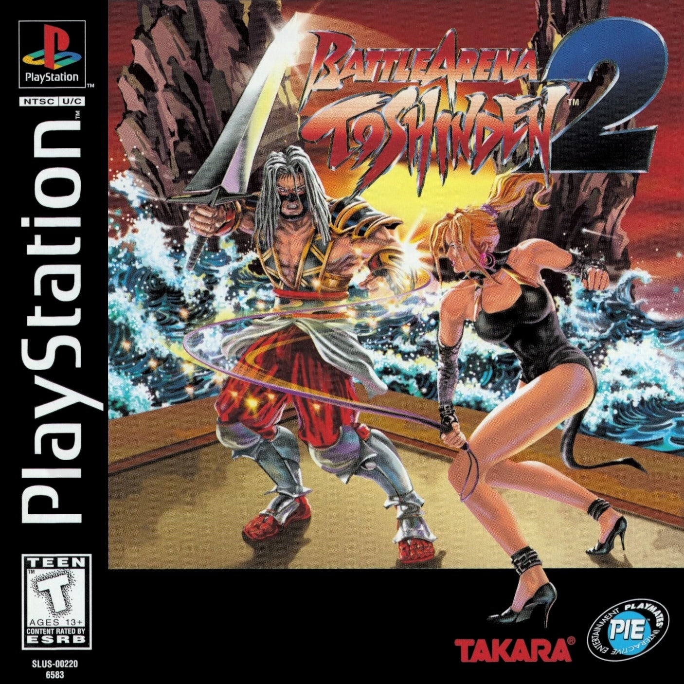Battle Arena Toshinden 2 Playstation - Video Game - Used - CaveGamers