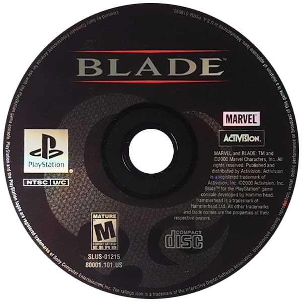 Blade Playstation - Video Game - Used - CaveGamers - Image 3
