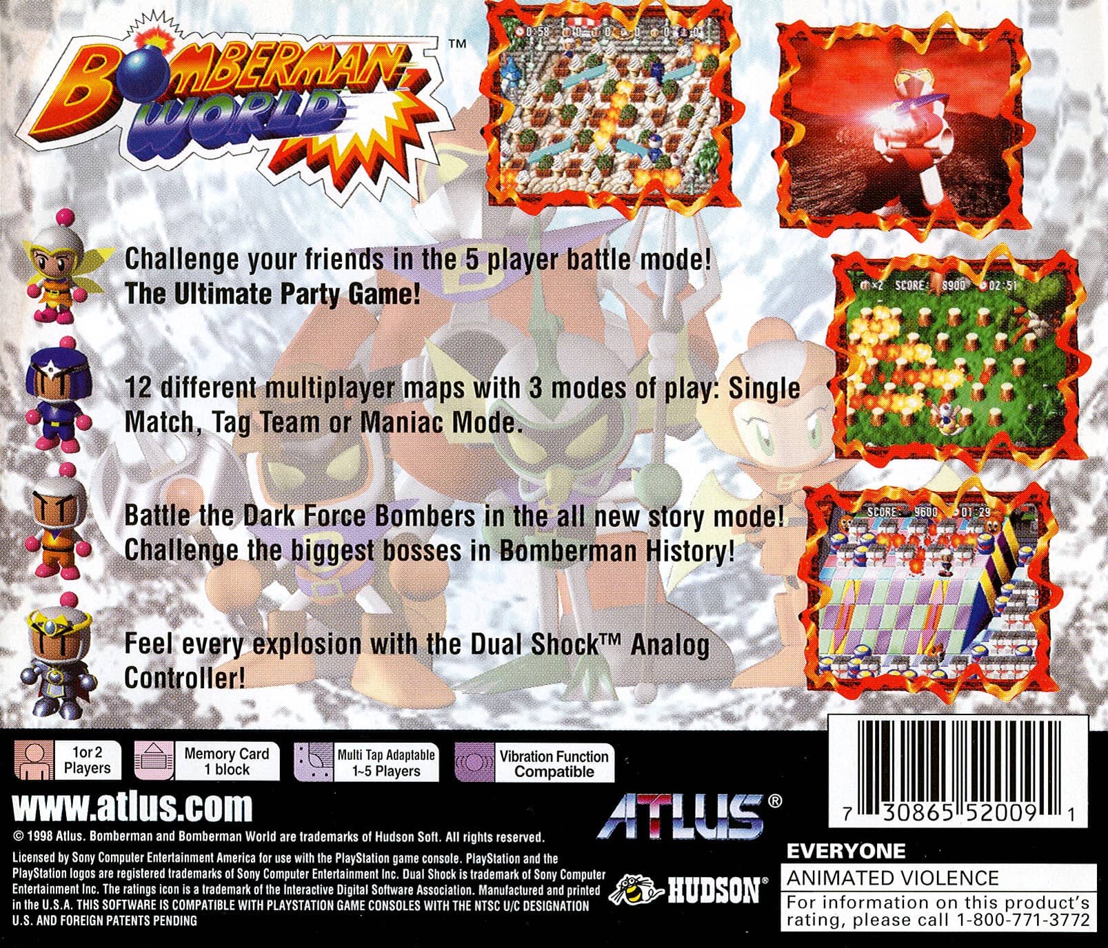 Bomberman World Playstation - Video Game - Used - CaveGamers - Image 2
