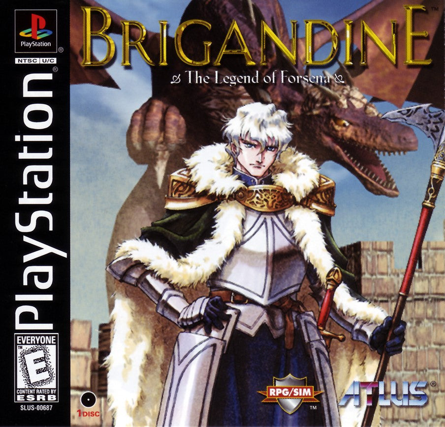 Brigandine: The Legend of Forsena Playstation - Video Game - Used - CaveGamers