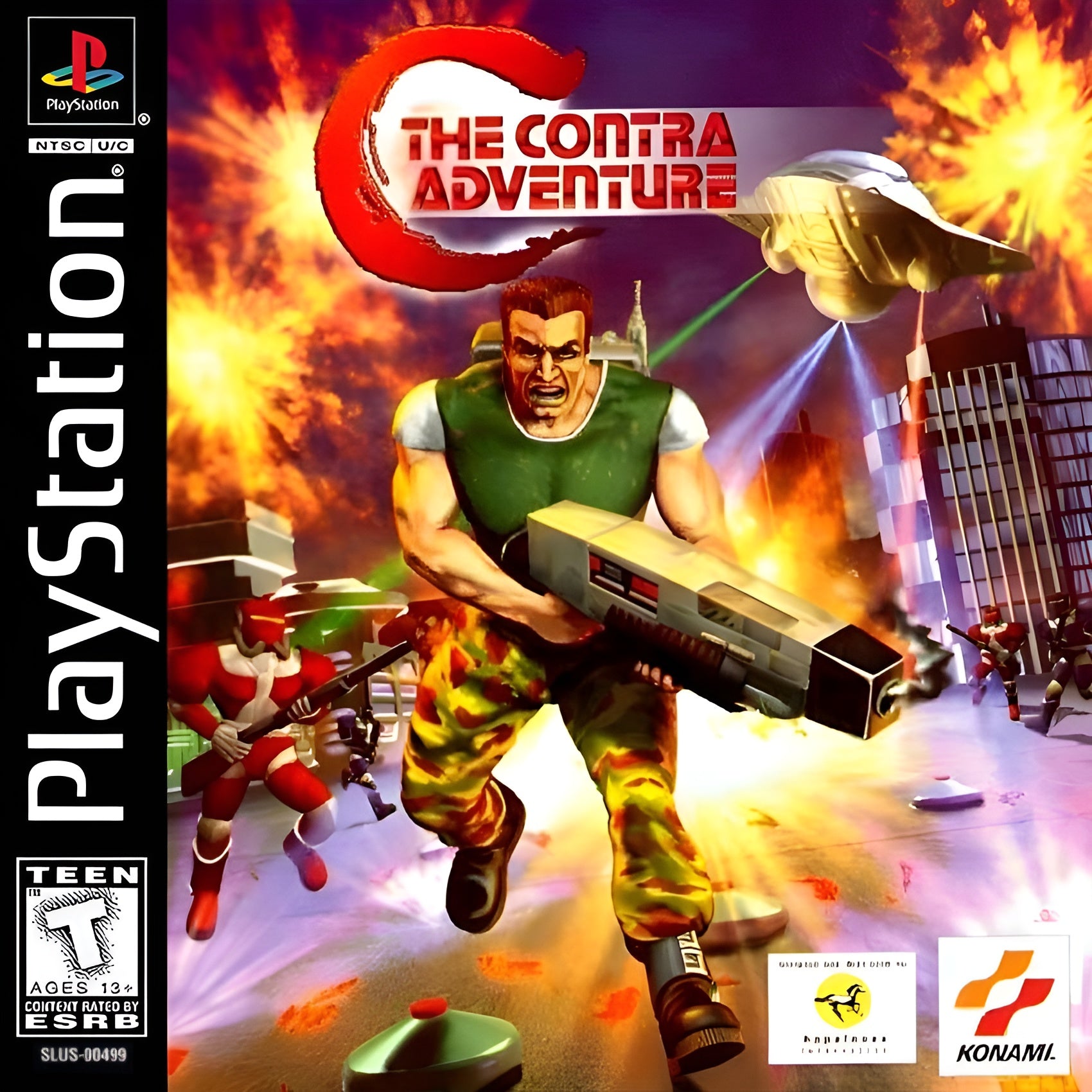 Contra Adventure Playstation - Video Game - Used - CaveGamers