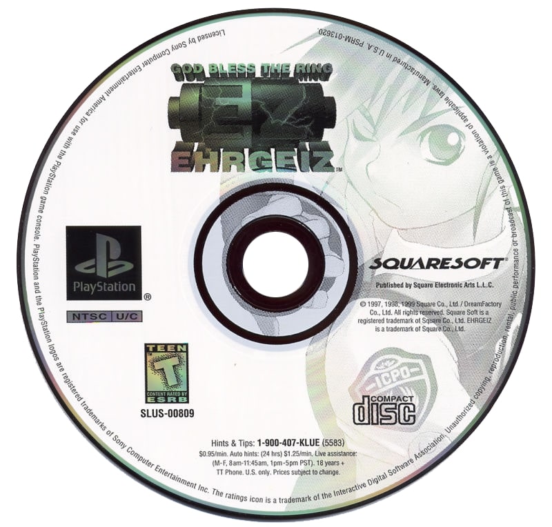 Ehrgeiz Playstation - Video Game - Used - CaveGamers - Image 3
