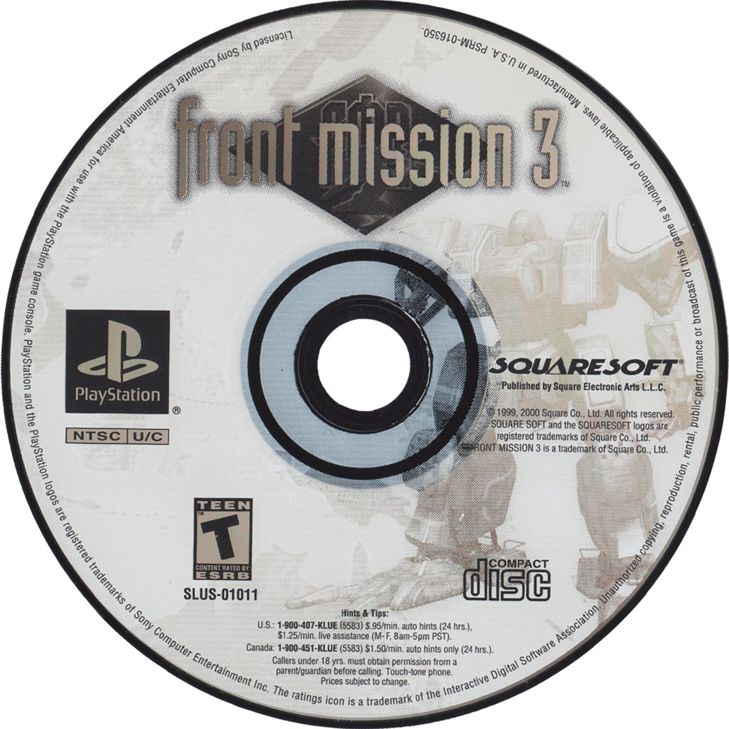 Front Mission 3 Playstation - Video Game - Used - CaveGamers - Image 3