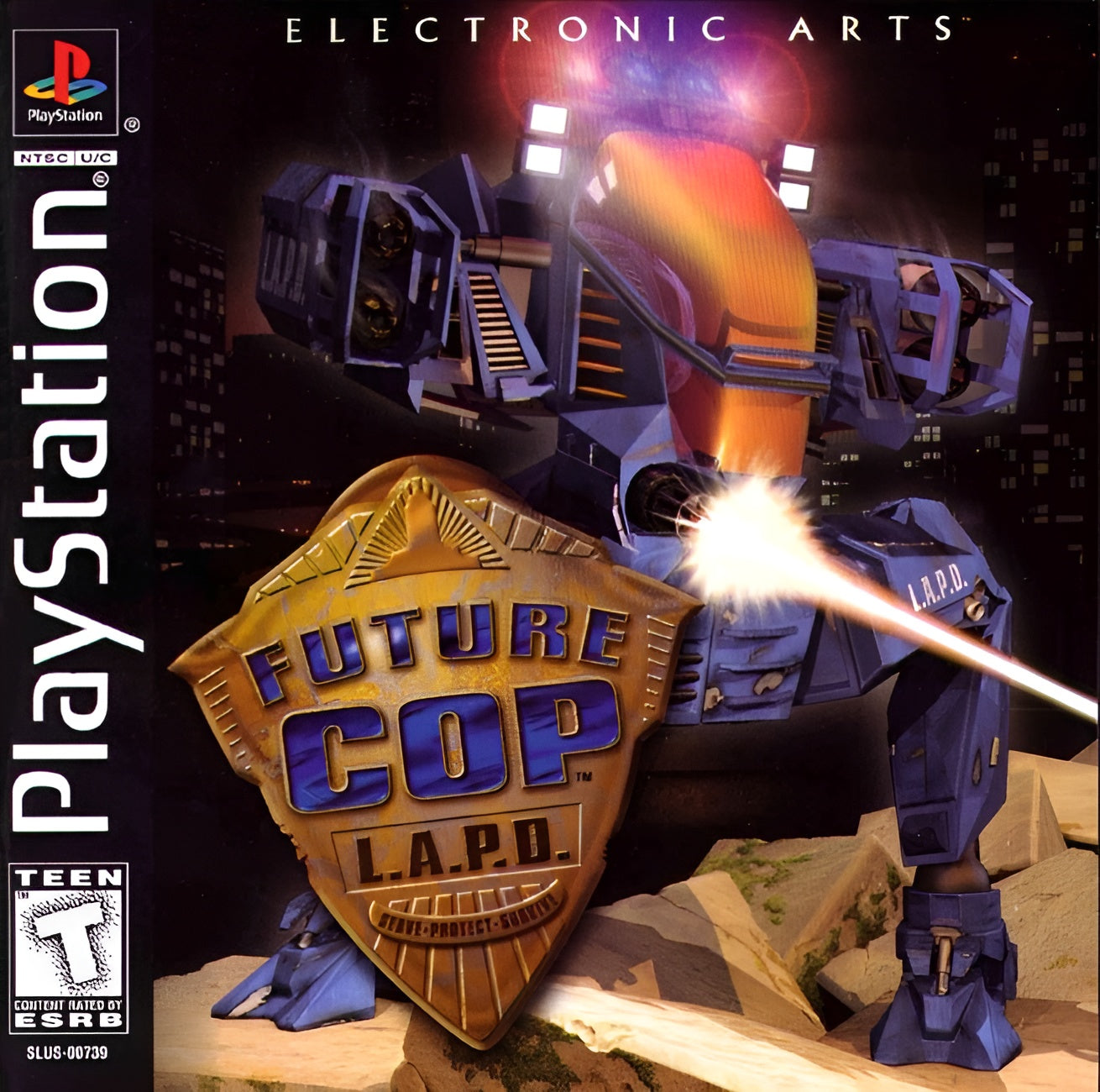 Future Cop LAPD Playstation - Video Game - Used - CaveGamers