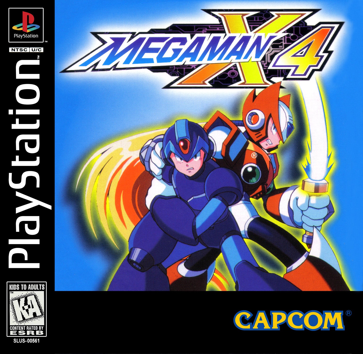 Mega Man X4 Playstation - Video Game - Used - CaveGamers