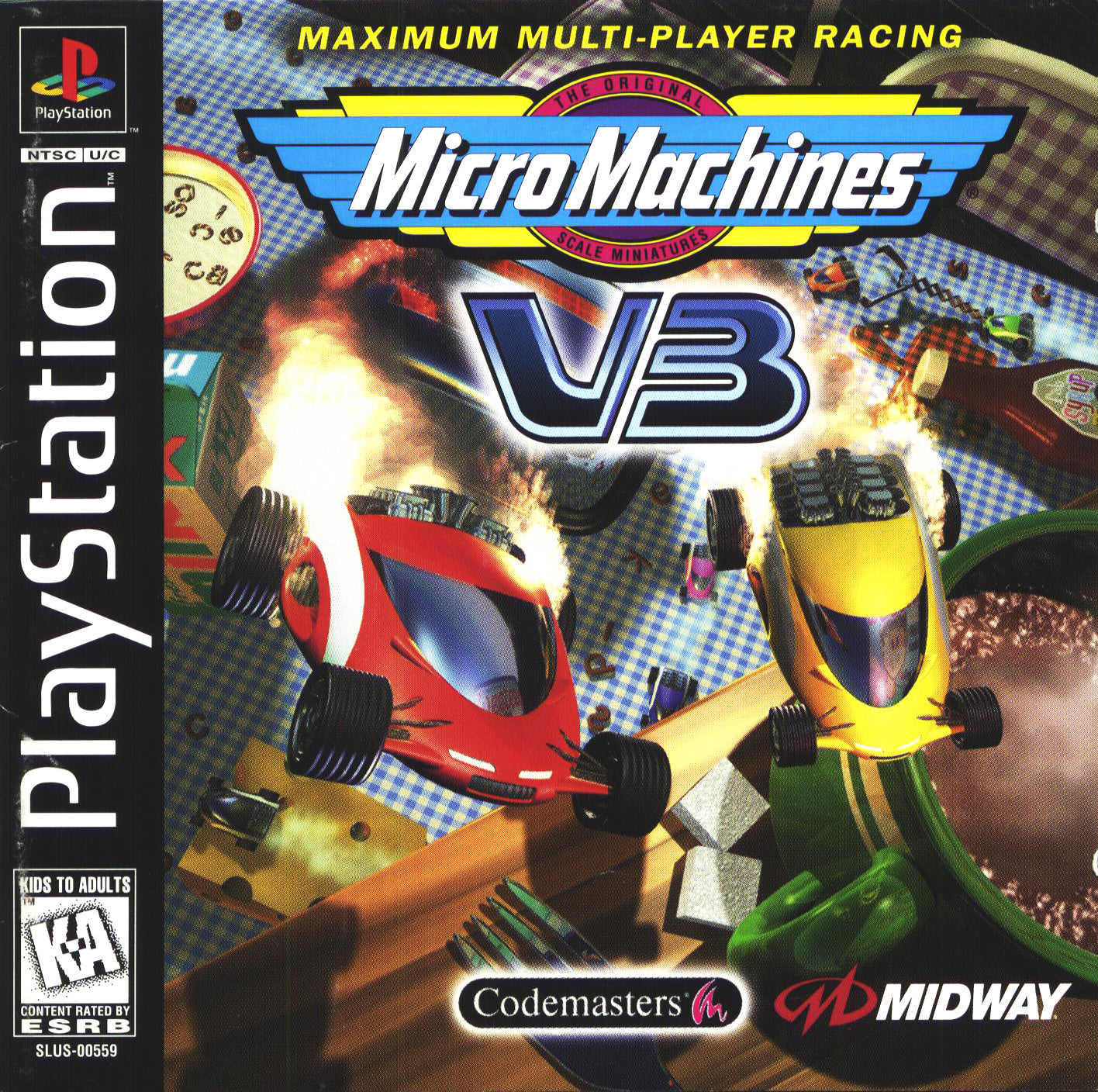 Micro Machines V3 Playstation - Video Game - Used - CaveGamers