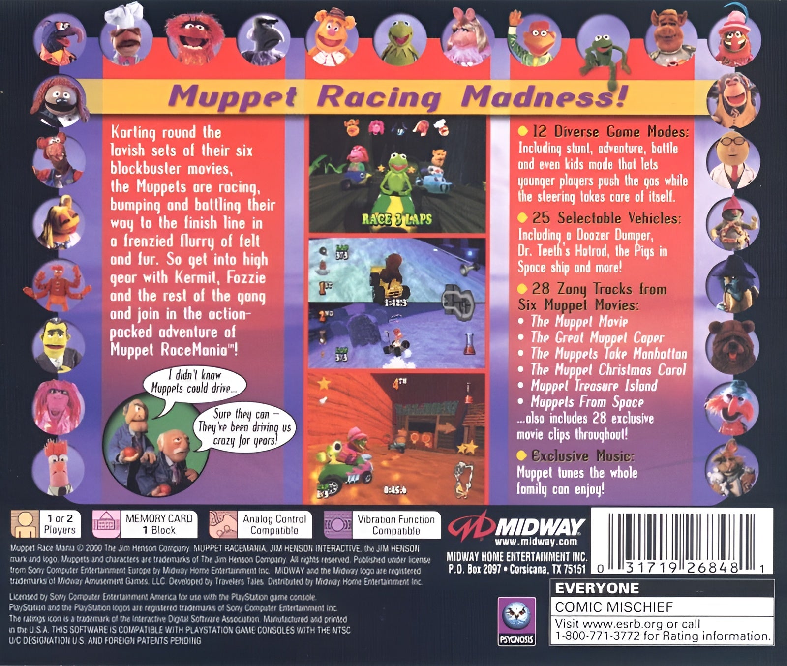 Muppet Race Mania Playstation - Video Game - Used - CaveGamers - Image 2