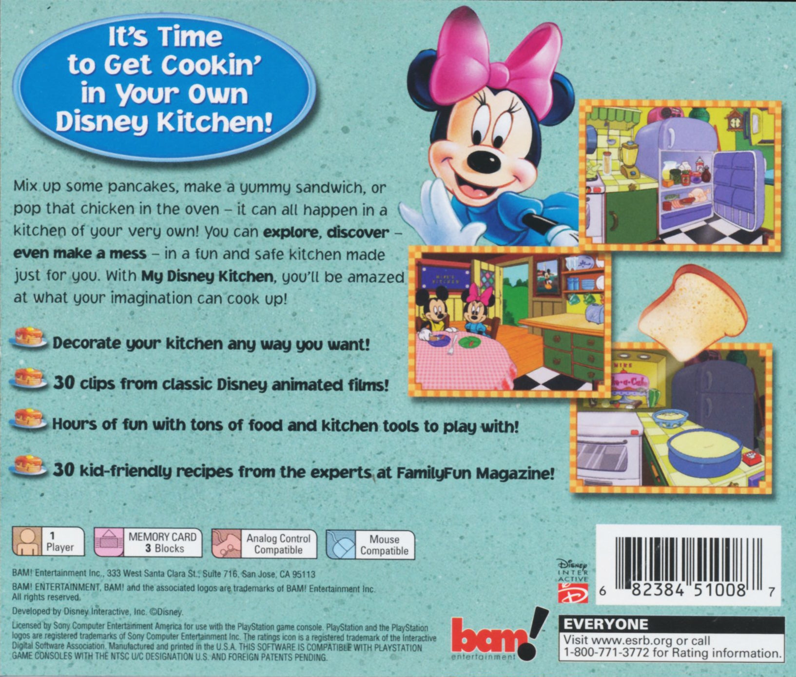 My Disney Kitchen Playstation - Video Game - Used - CaveGamers - Image 2