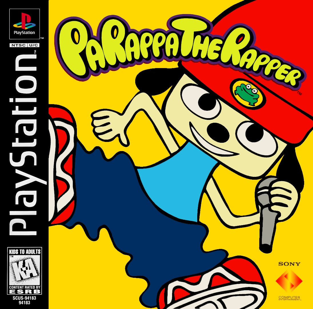 PaRappa the Rapper Playstation - Video Game - Used - CaveGamers