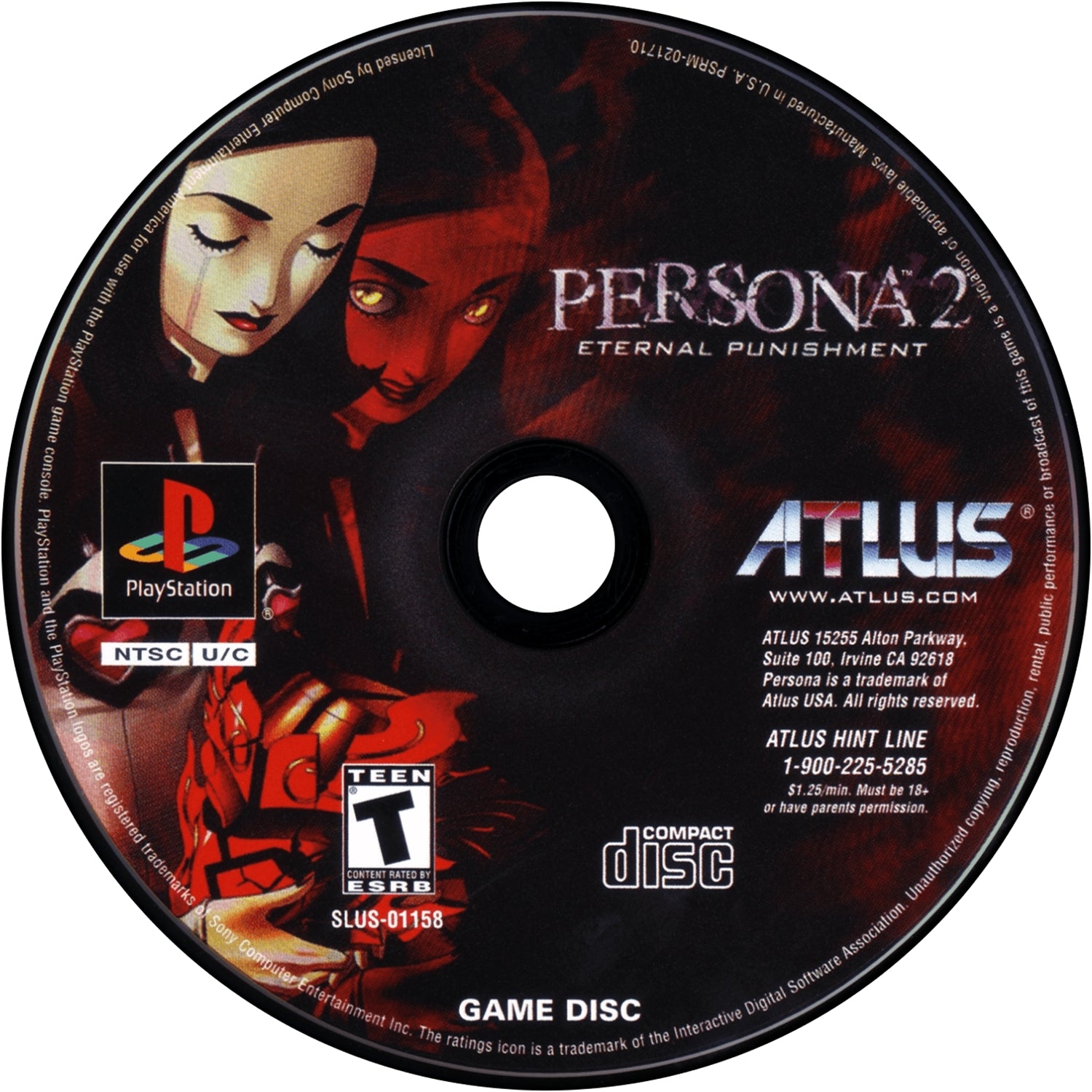 Persona 2 Eternal Punishment Playstation - Video Game - Used - CaveGamers - Image 3
