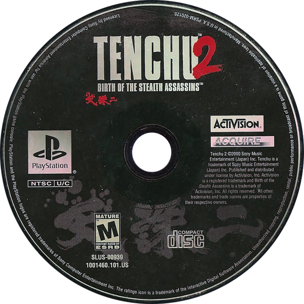 Tenchu 2 Playstation - Video Game - Used - CaveGamers - Image 3