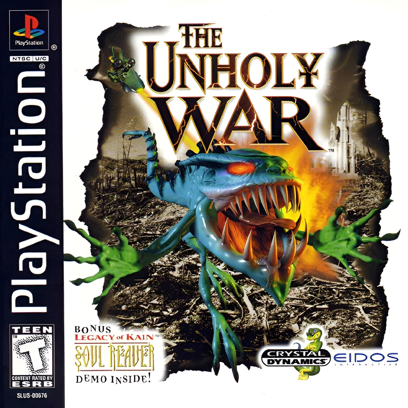 The Unholy War Playstation - Video Game - Used - CaveGamers