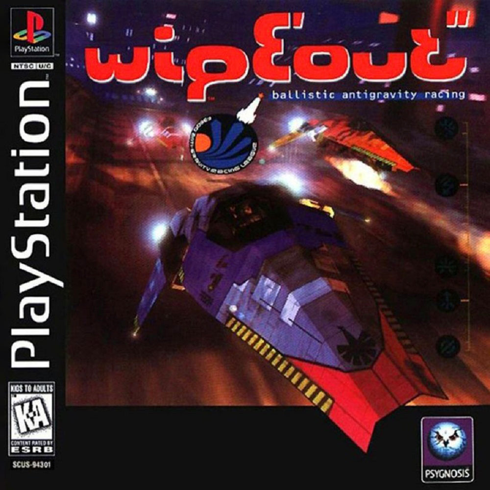 Wipeout Playstation - Video Game - Used - CaveGamers