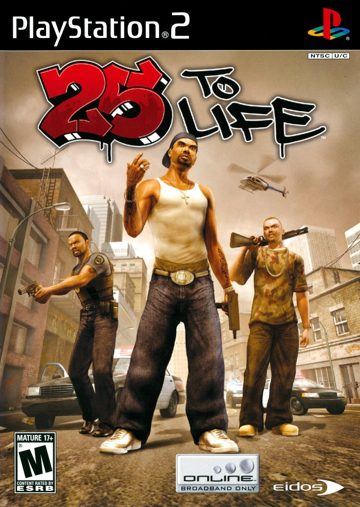 25 to Life PS2 - Video Game - Used - CaveGamers