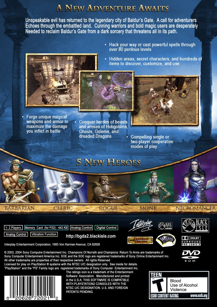 Baldur's Gate Dark Alliance 2