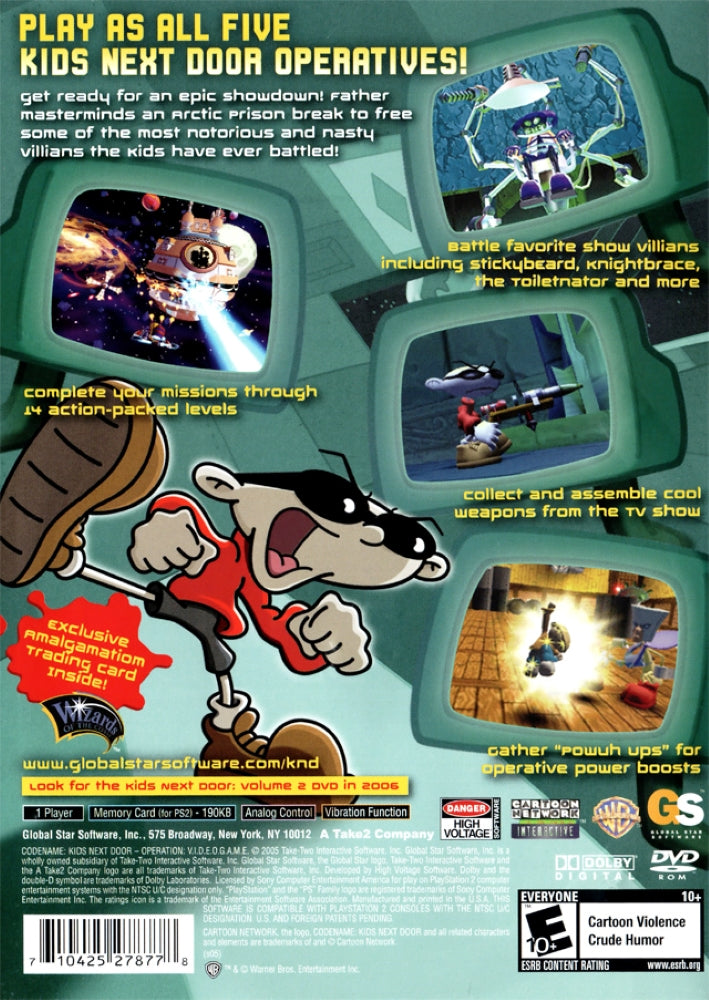 Codename Kids Next Door Operation VIDEOGAME