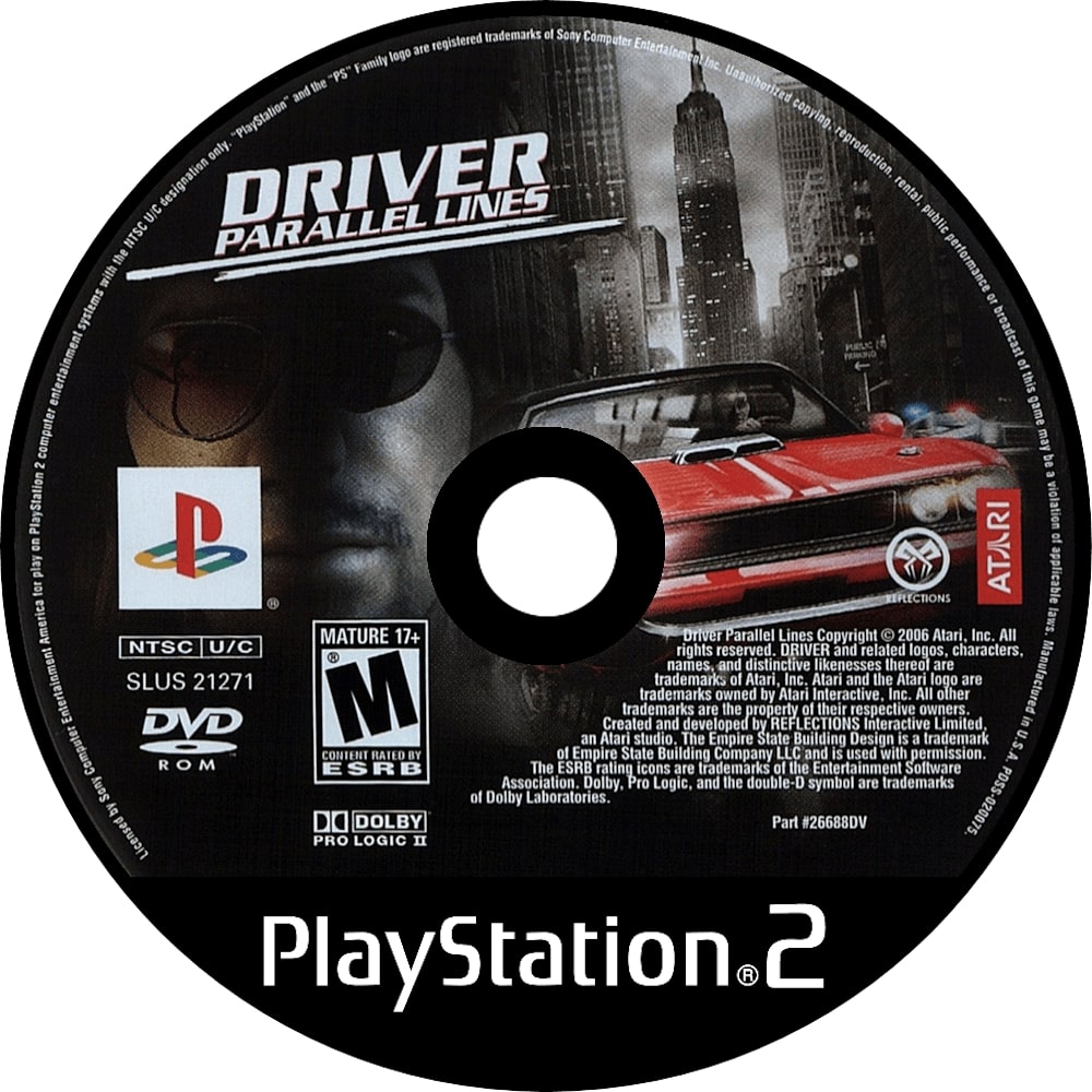 Driver Parallel Lines PS2 - Video Game - Used - CaveGamers - Image 3