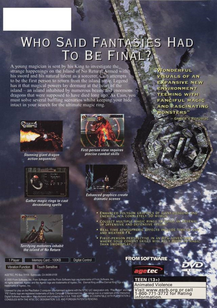 Eternal Ring PS2 - Video Game - Used - CaveGamers - Image 2
