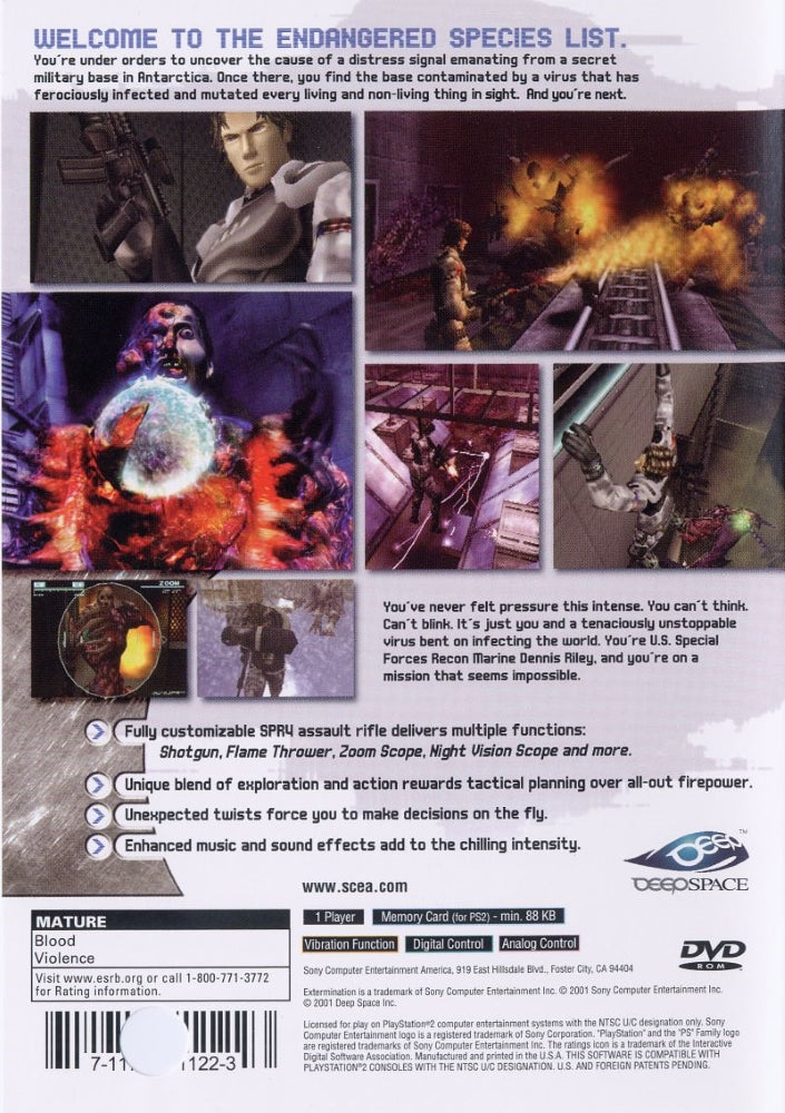 Extermination PS2 - Video Game - Used - CaveGamers - Image 2