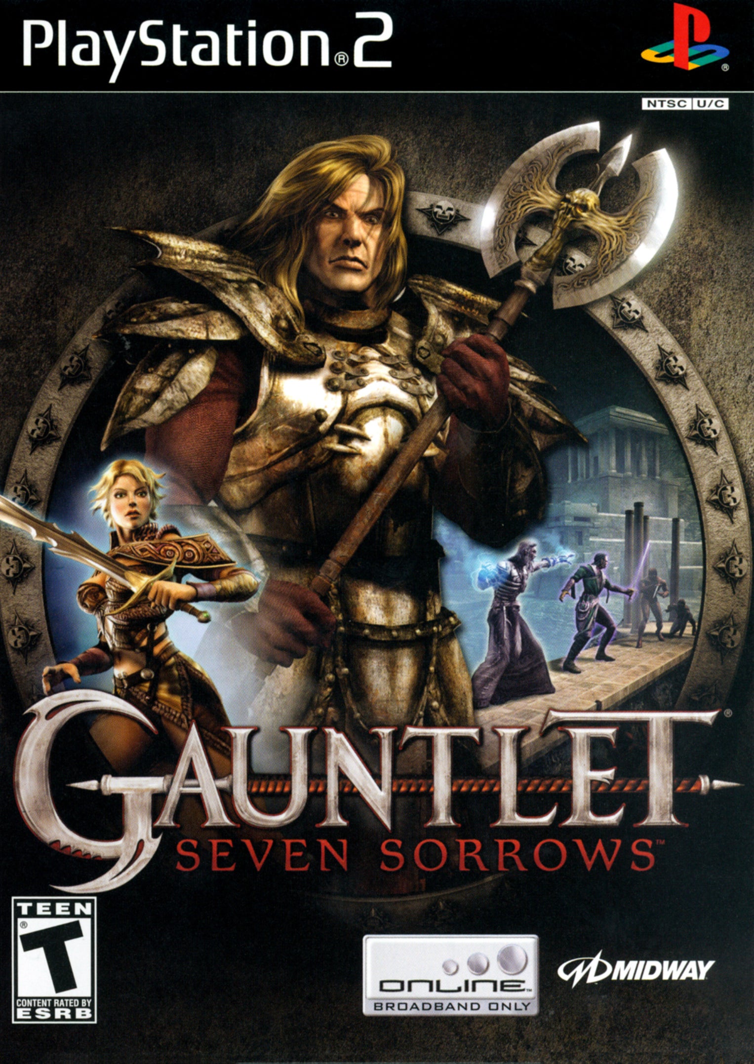 Gauntlet Seven Sorrows PS2 - Video Game - Used - CaveGamers