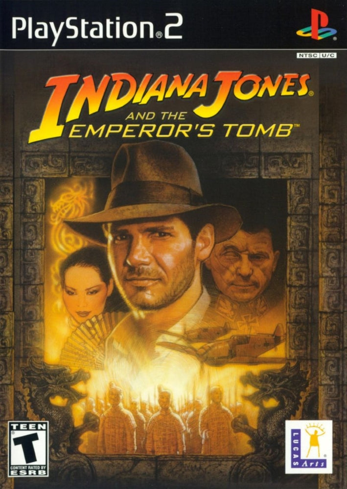 Indiana Jones and the Emperor's Tomb PS2 - Video Game - Used - CaveGamers