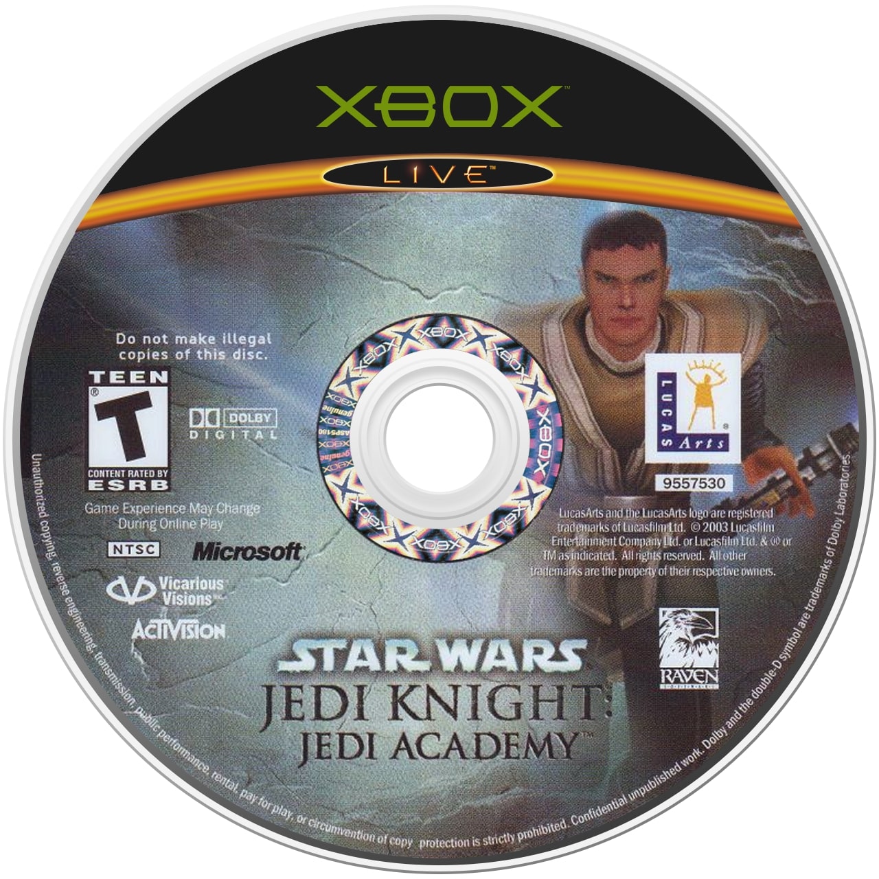 Star Wars Jedi Knight: Jedi Academy Xbox - Video Game - Used - CaveGamers - Image 3