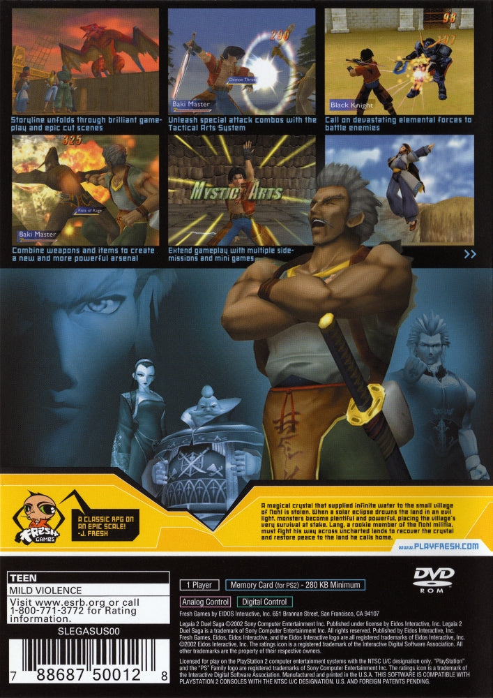 Legaia 2 Duel Saga PS2 - Video Game - Used - CaveGamers - Image 2