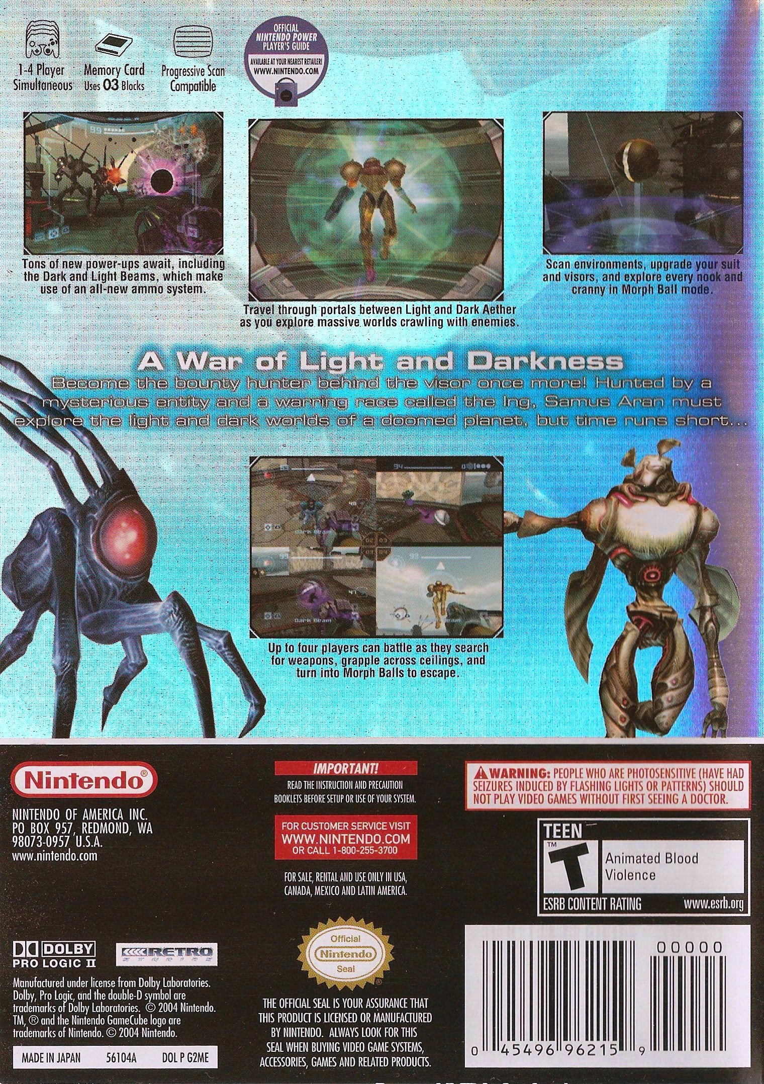 Metroid Prime 2: Echoes GameCube - Video Game - Used - CaveGamers - Image 2