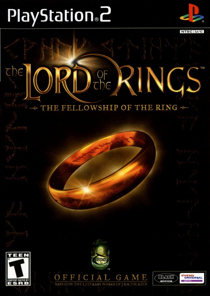 The Lord of the Rings: Fellowship of the Ring PS2 - Video Game - Used - CaveGamers