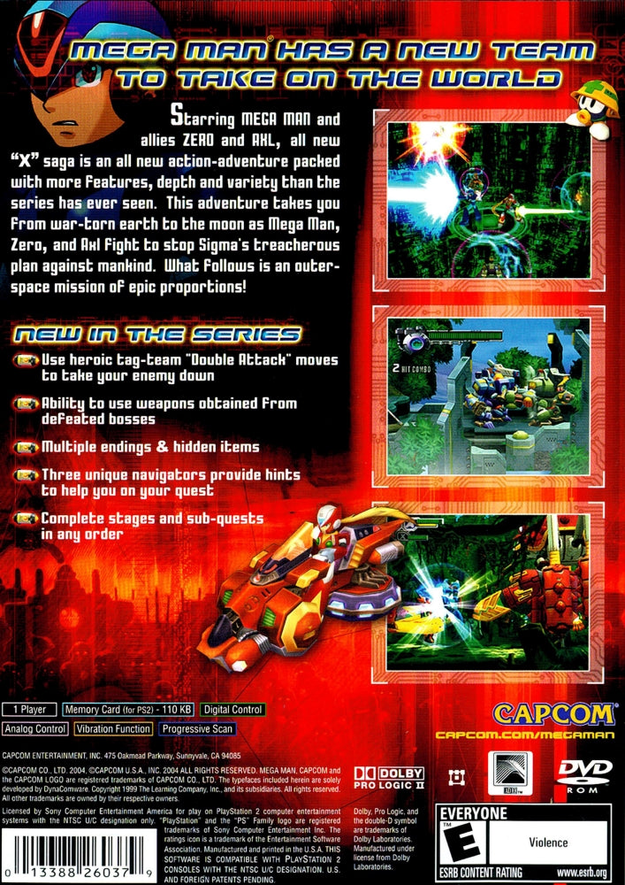 Mega Man X8 PS2 - Video Game - Used - CaveGamers - Image 2