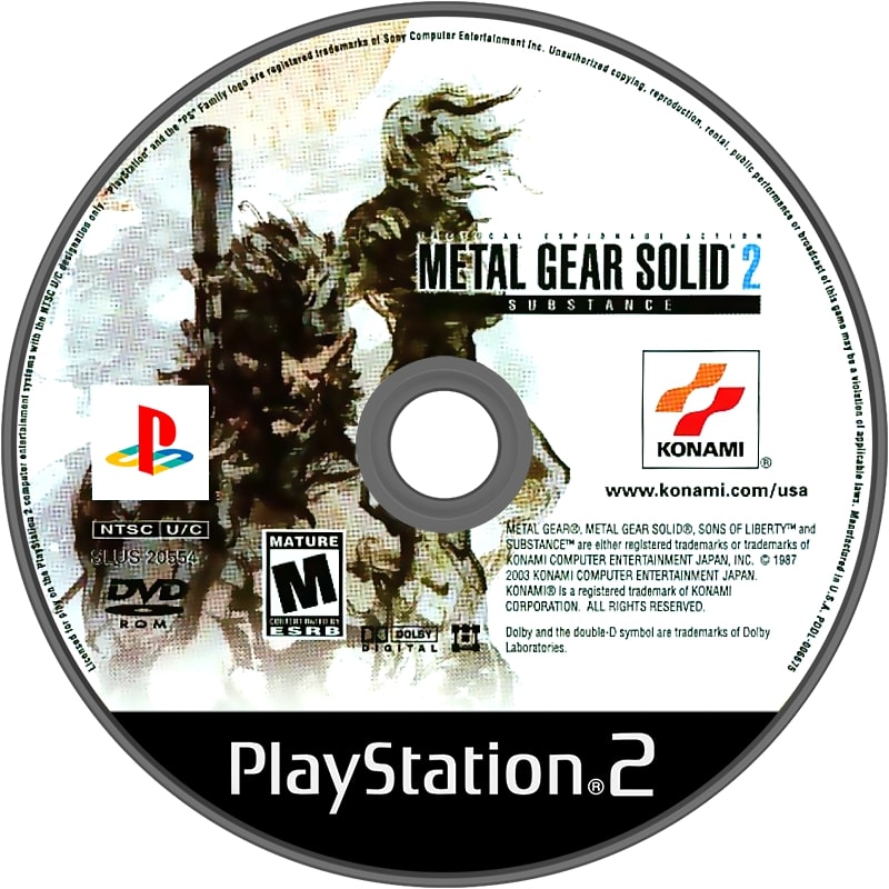 Metal Gear Solid 2 Substance PS2 - Video Game - Used - CaveGamers - Image 3