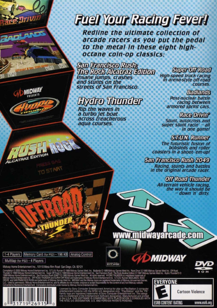 Midway Arcade Treasures 3 PS2 - Video Game - Used - CaveGamers - Image 2
