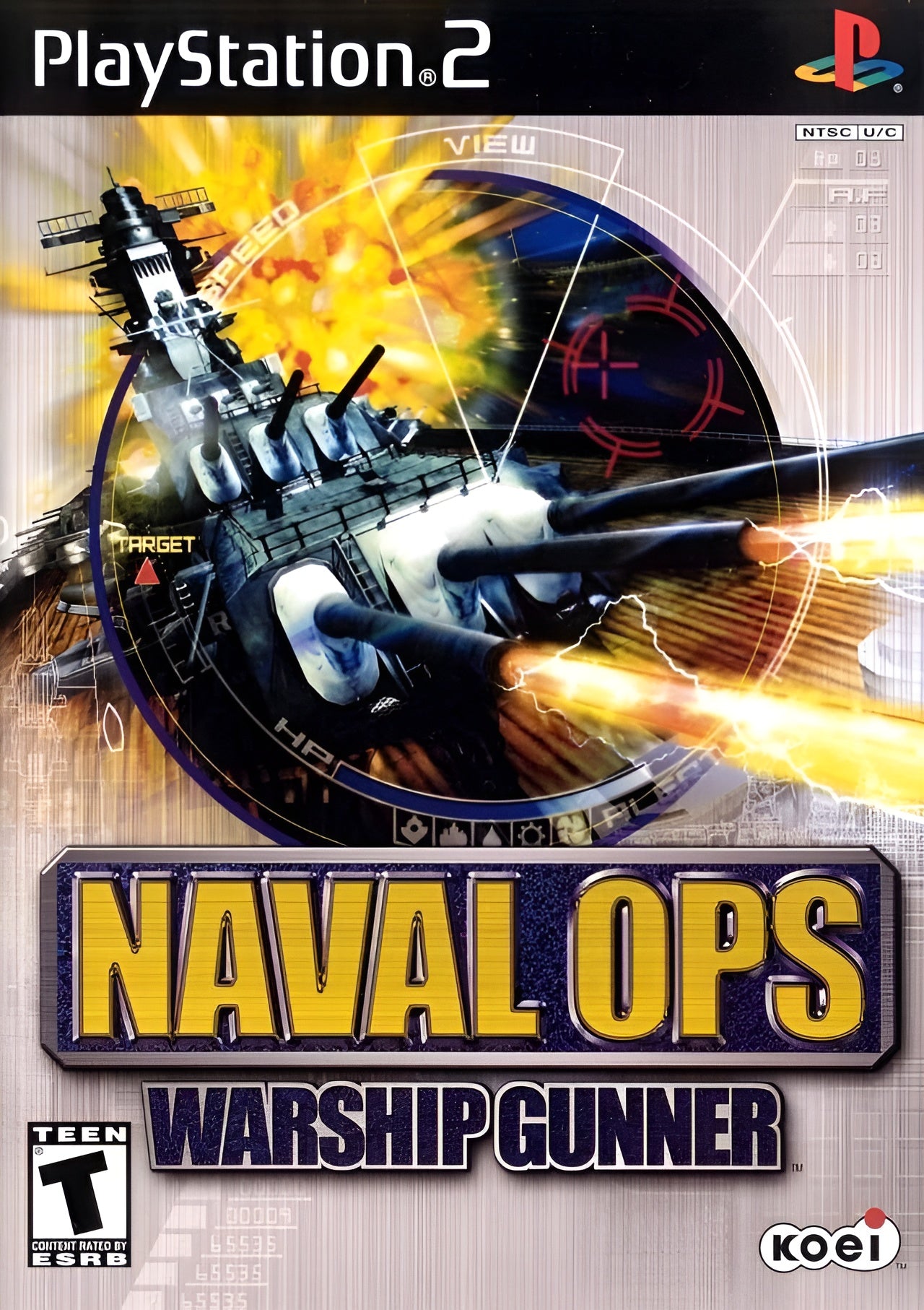 Naval Ops Warship Gunner PS2 - Video Game - Used - CaveGamers