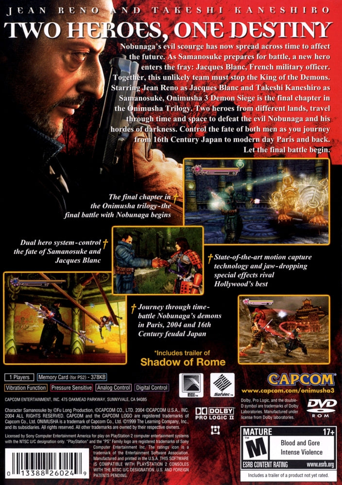 Onimusha 3 Demon Siege