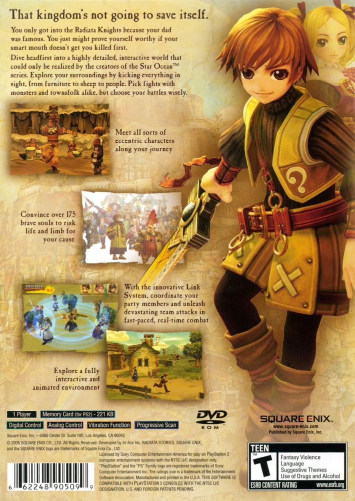 Radiata Stories PS2 - Video Game - Used - CaveGamers - Image 2