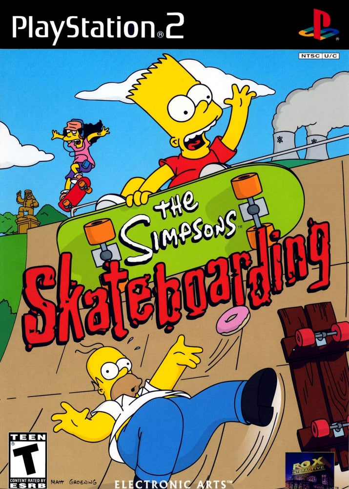 The Simpsons Skateboarding PS2 - Video Game - Used - CaveGamers