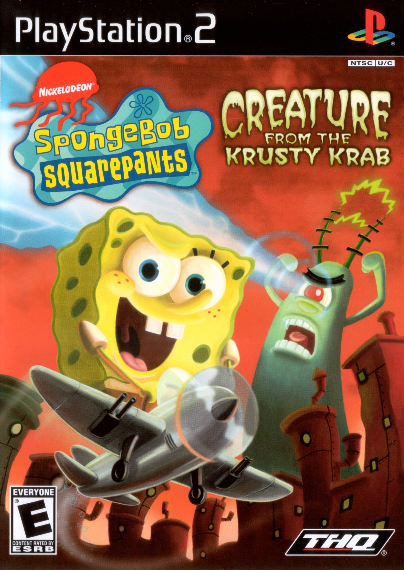 SpongeBob SquarePants Creature from Krusty Krab PS2 - Video Game - Used - CaveGamers