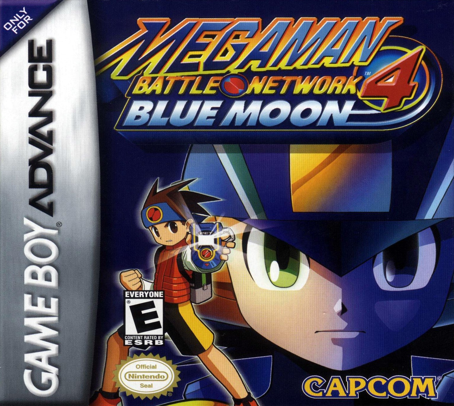 Mega Man Battle Network 4: Blue Moon Game Boy Advance - Video Game - Used - CaveGamers