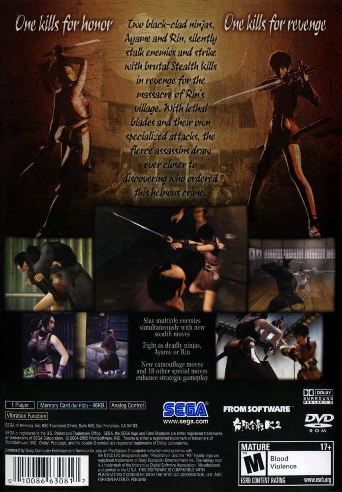 Tenchu Fatal Shadows