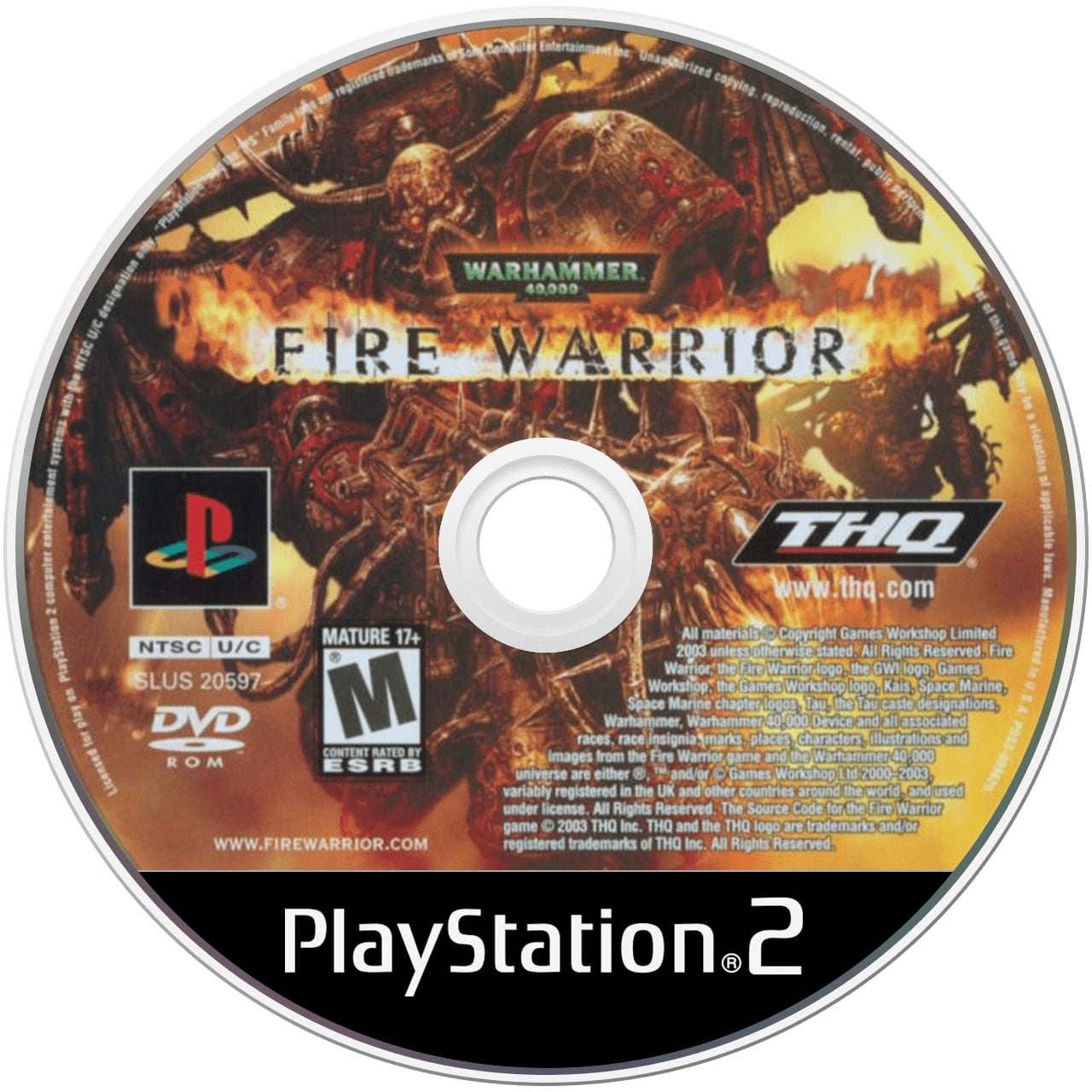 Warhammer 40000 Fire Warrior PS2 - Video Game - Used - CaveGamers - Image 3