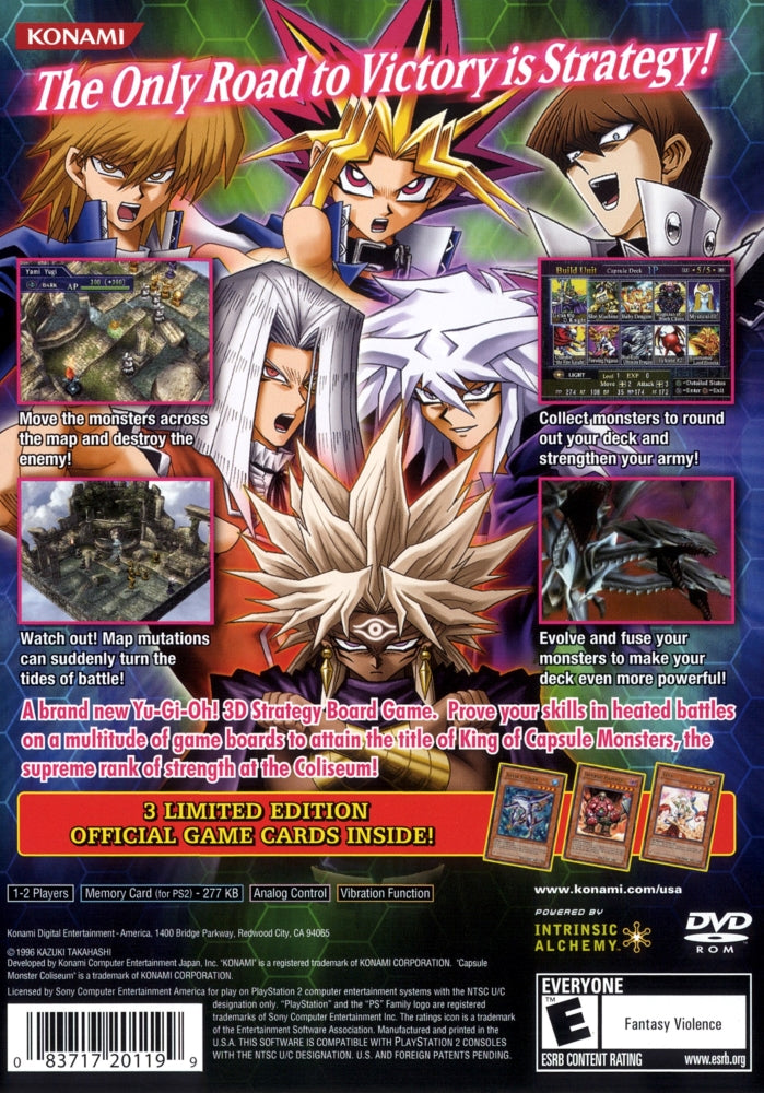 Yu-Gi-Oh Capsule Monster Coliseum PS2 - Video Game - Used - CaveGamers - Image 2