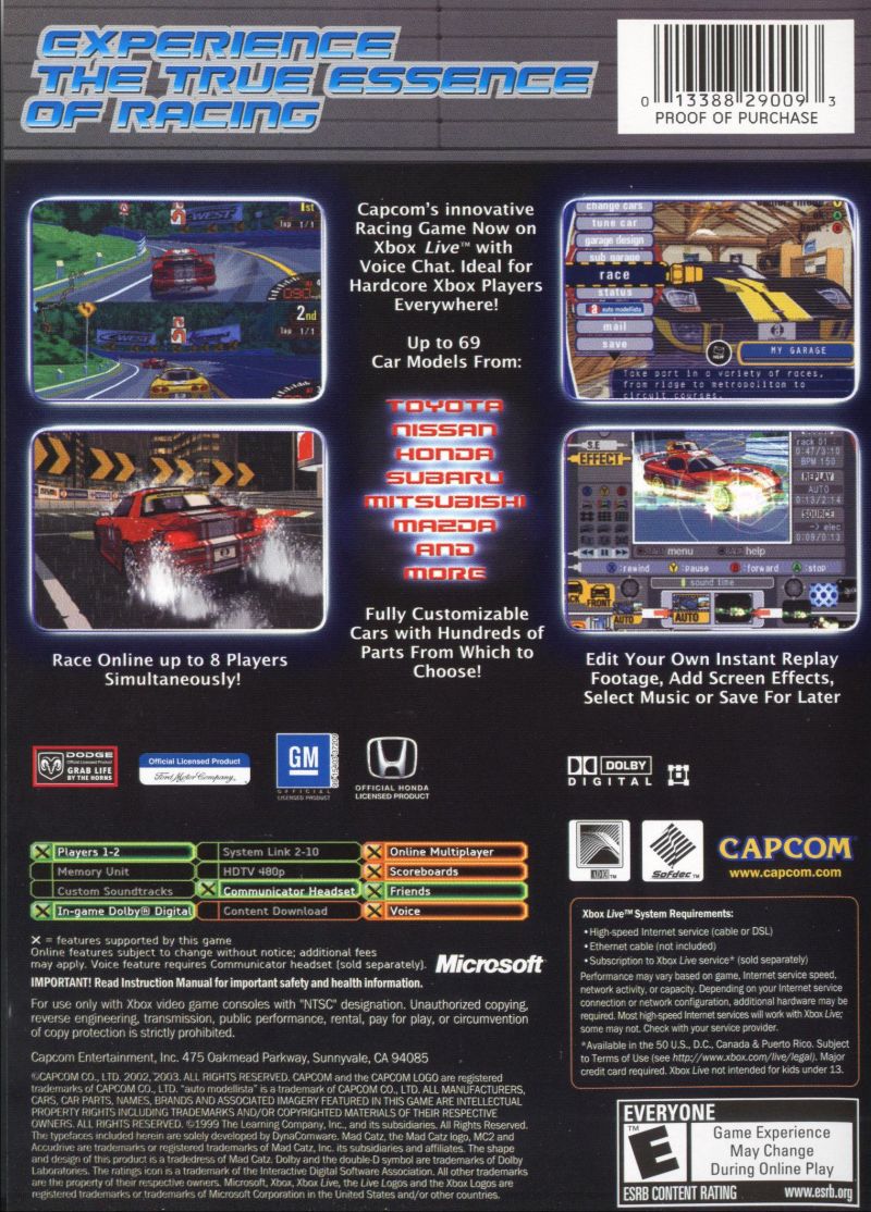 Auto Modellista Xbox - Video Game - Used - CaveGamers - Image 2