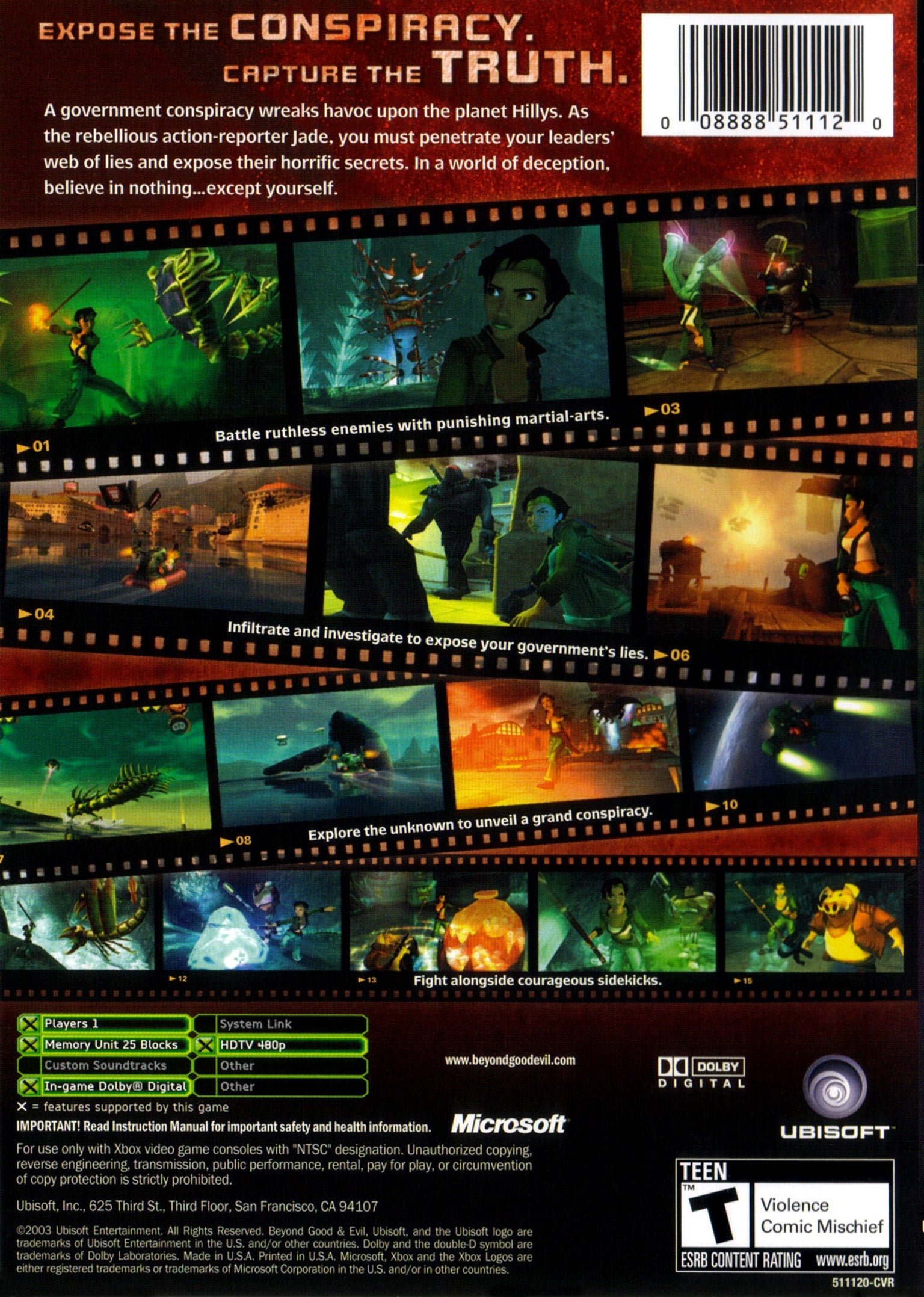 Beyond Good and Evil Xbox - Video Game - Used - CaveGamers - Image 2