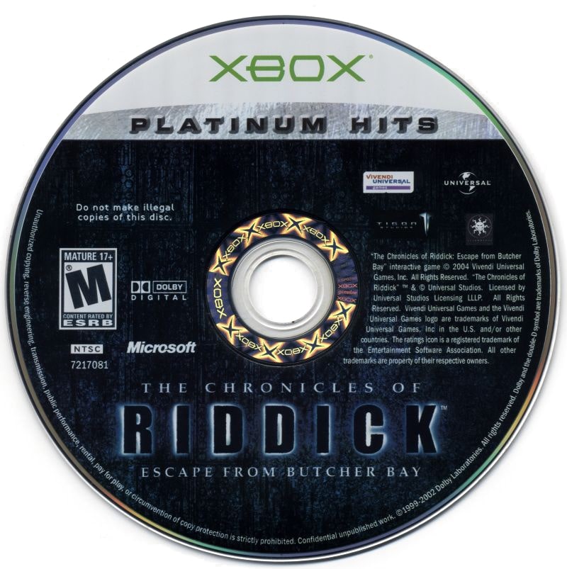 Chronicles of Riddick: Escape from Butcher Bay Xbox - Video Game - Used - CaveGamers - Image 4