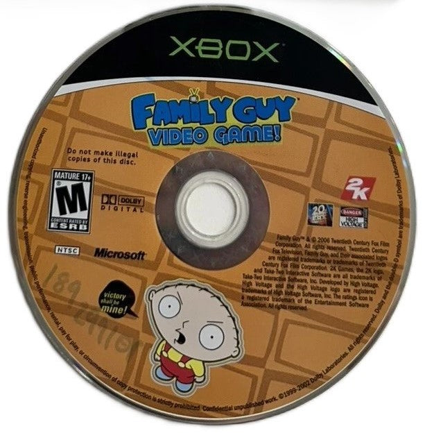 Family Guy Xbox - Video Game - Used - CaveGamers - Image 3