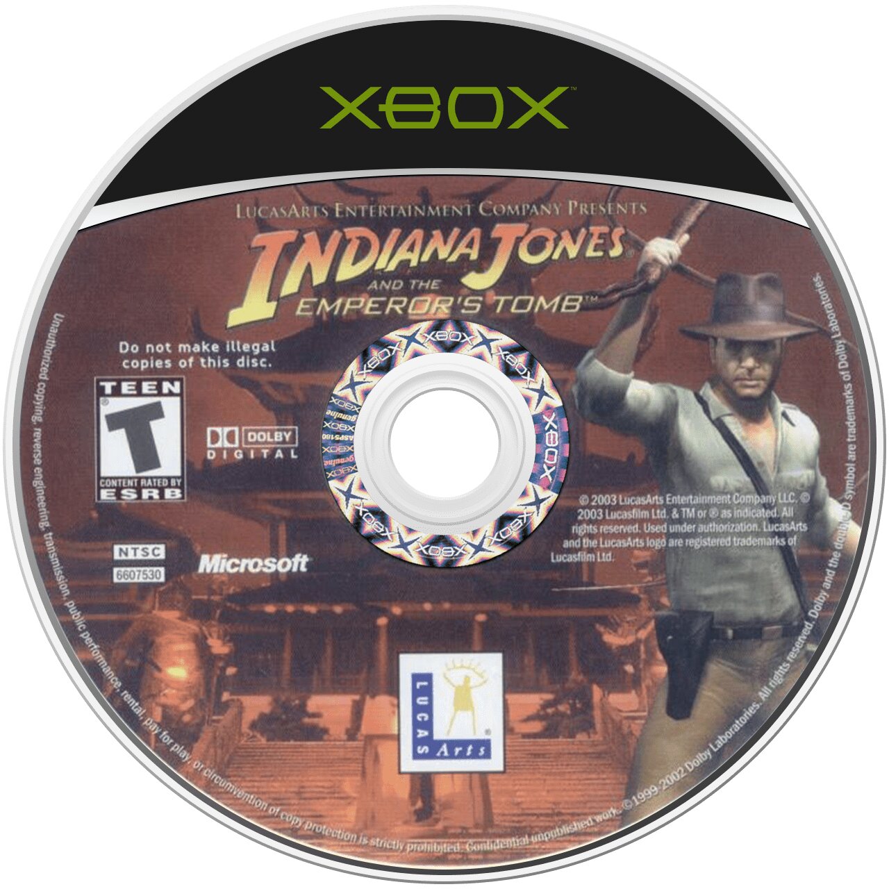 Indiana Jones and the Emperor's Tomb Xbox - Video Game - Used - CaveGamers - Image 3