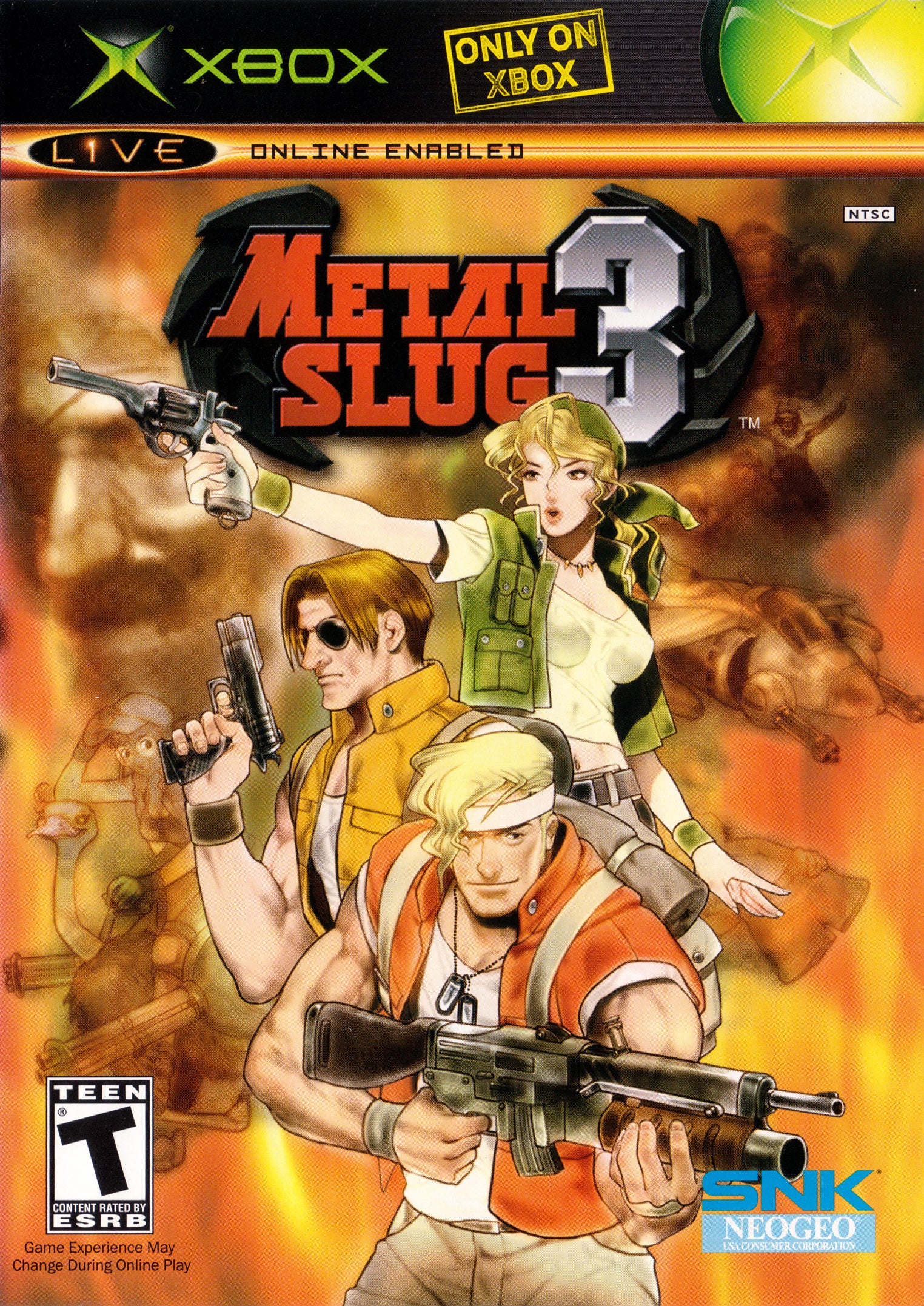 Metal Slug 3 Xbox - Video Game - Used - CaveGamers