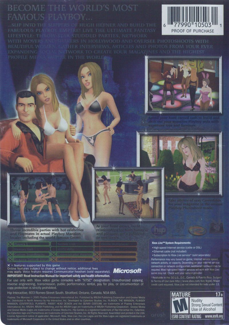 Playboy the Mansion Xbox - Video Game - Used - CaveGamers - Image 2